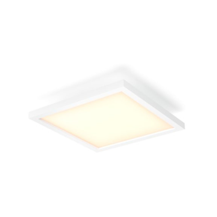 Philips Hue Aurelle Square Panel Light | Smart Tunable White | With Dimmer